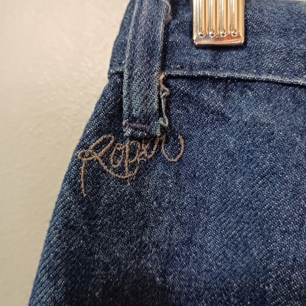 VTG Western High Rise Roper Jeans 13 - Picture 5 of 9